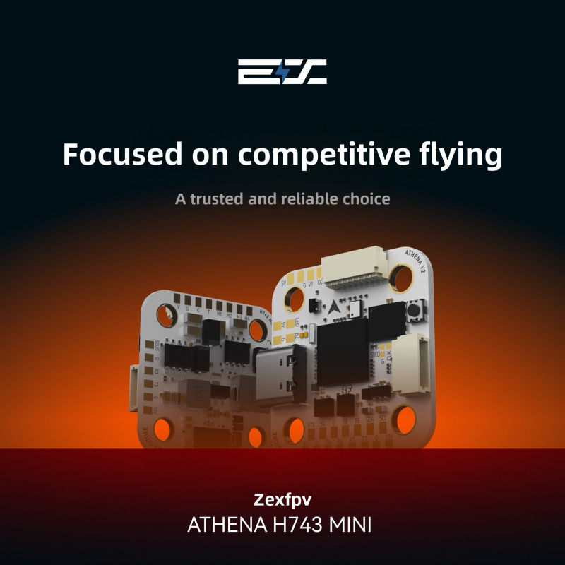 Betaflight Flight Controller - Полетный контроллер ZEX ATHENA H743 Mini