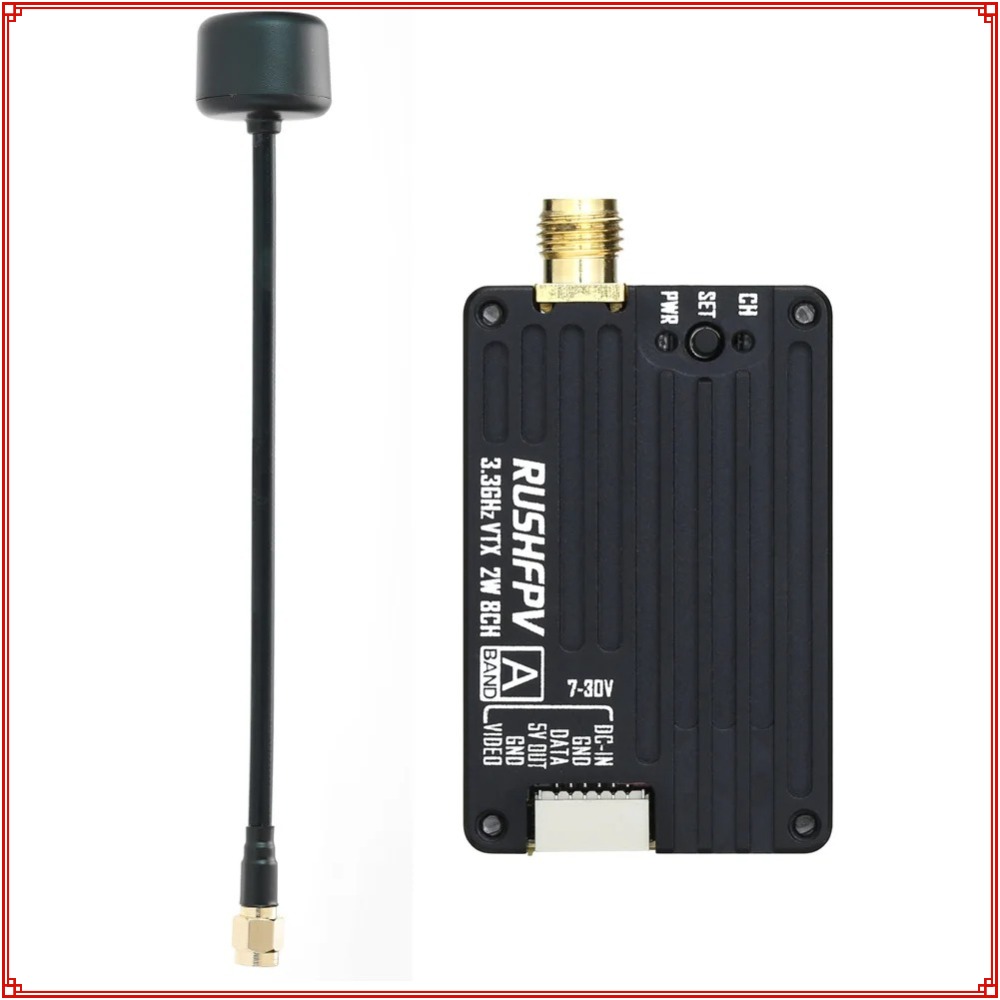Receiver Rc Drone - Новый передатчик RUSHFPV 3.3G 2W VTX