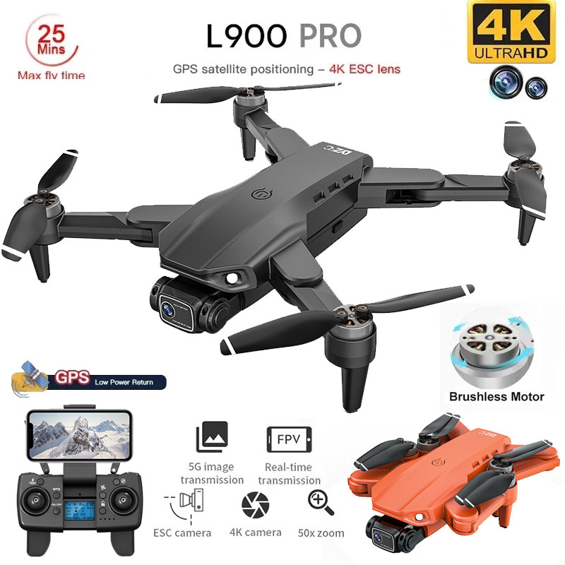 Drone Rc Pro - Квадрокоптер L900 Pro складной с GPS