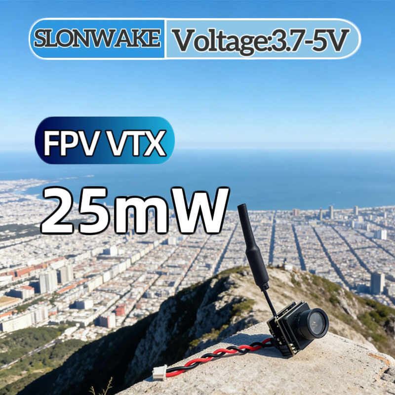 Drone Rc With Camera - SLONWAKE FPV 25 мВт интегрированный видеопередатчик