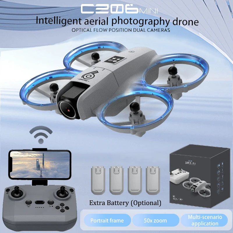 Drone Rc Helicopter With Camera - CZ06 Мини RC Квадрокоптер Дрон -