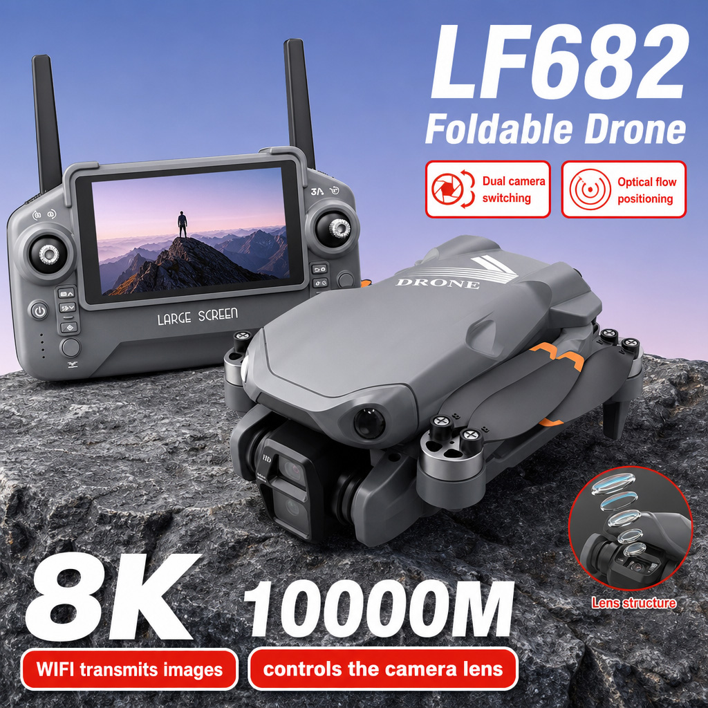 Drone Rc Pro - Дрон для аэрофотосъемки LF682 с двумя