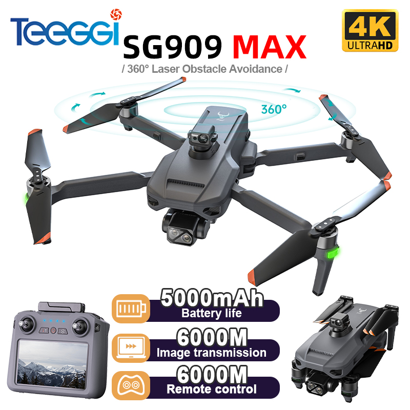 Drone Rc Helicopter With Camera - Teeggi SG909 MAX GPS Дрон с