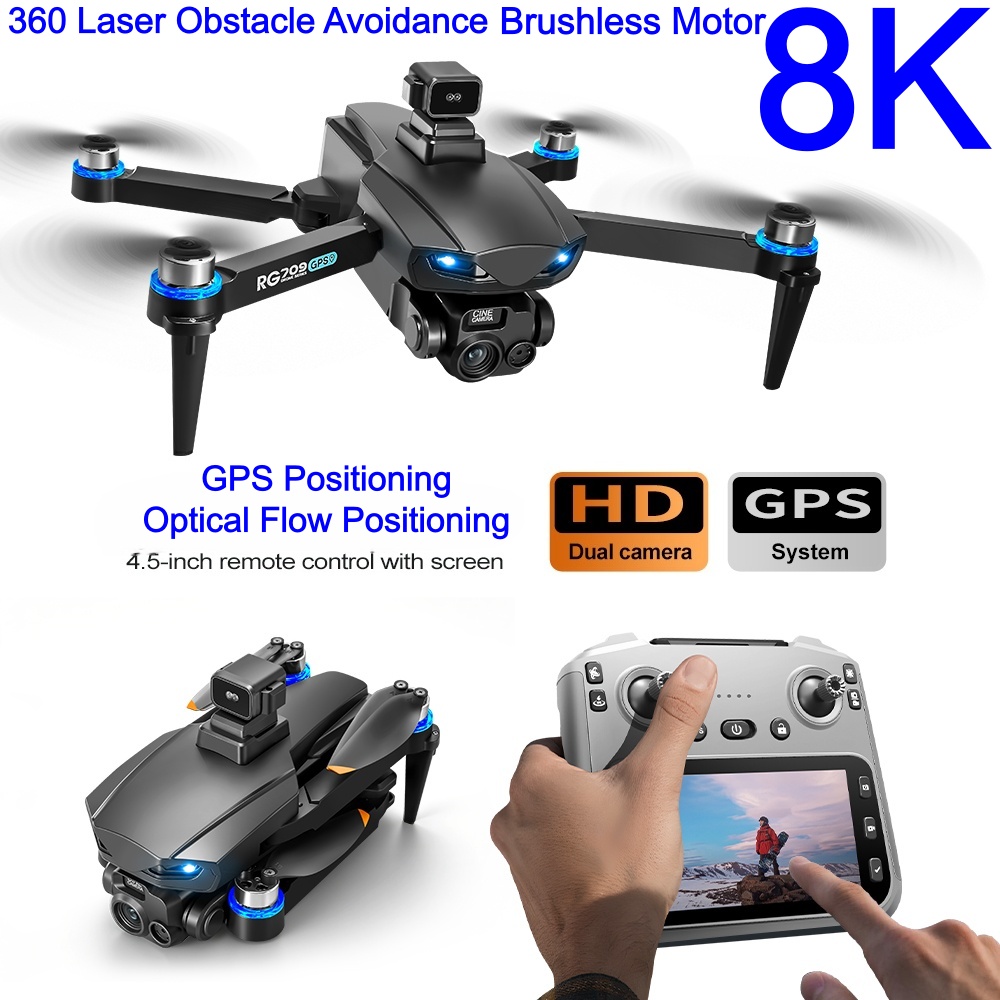 Drone Rc Gps - НОВЫЙ дрон 8K с HD-камерой, лазерное