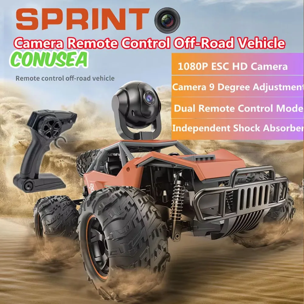Drone Bike Rc - 1/14 Радиоуправляемый автомобиль с камерой 1080P