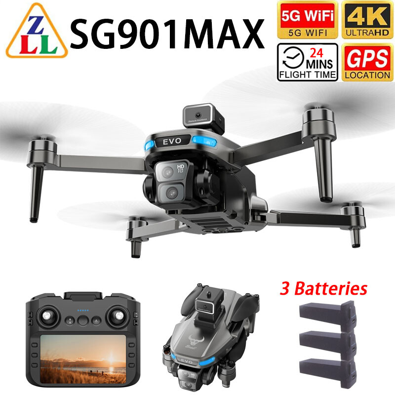 Drone Rc Team City - Дрон ZLL SG901MAX с GPS, Wi-Fi,