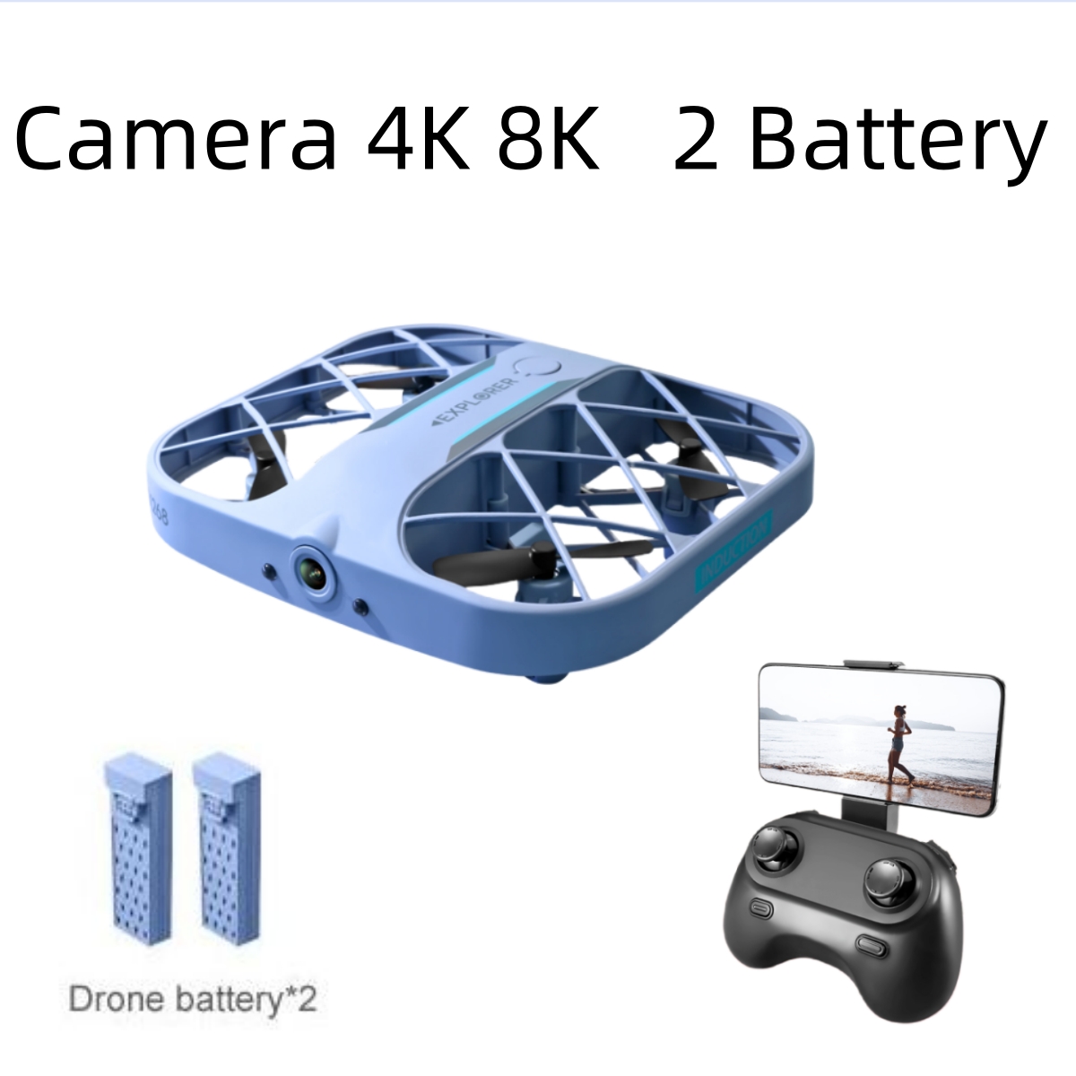 Drone Rc Helicopter With Camera - JJRC H107 FPV RC дрон с