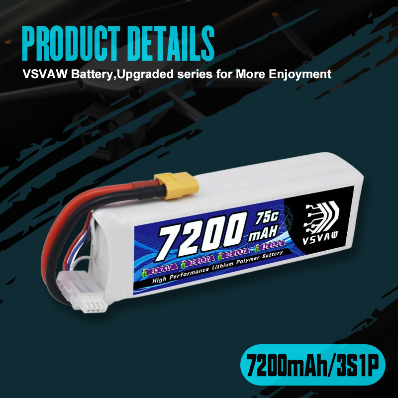 VSVAW 3S Lipo Батарея 11,1 В 7 – обзор и цена Drone Rc Truck