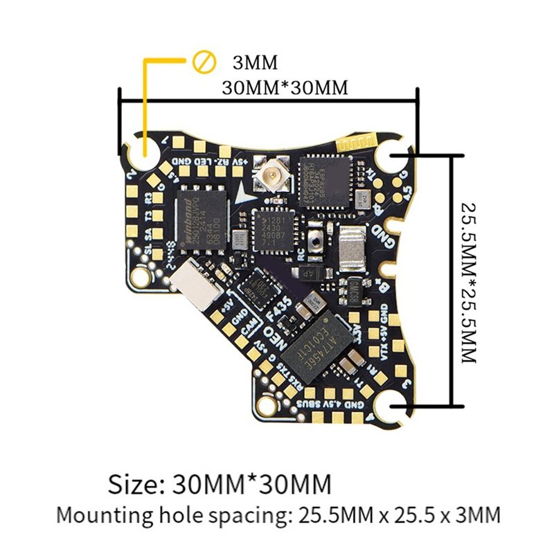 Полетный контроллер FBIL-F435  – обзор и цена Drone Rc Flight Controller