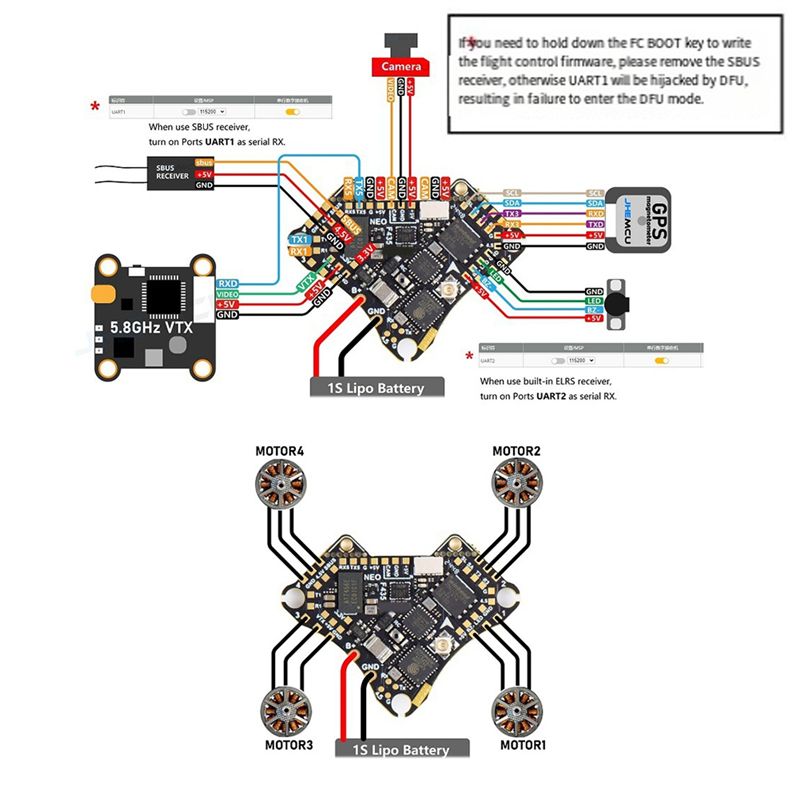 Полетный контроллер FBIL-F435  – обзор и цена Drone Rc Flight Controller