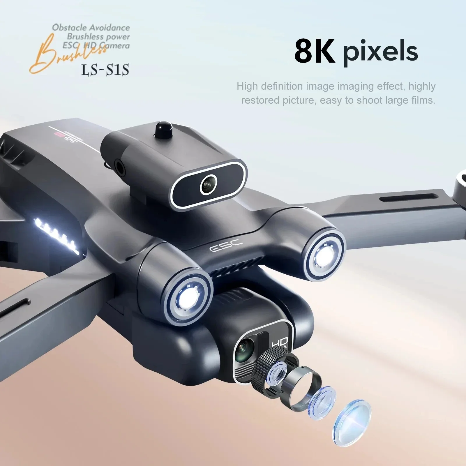 Новинка, камера для дрона S1S, – обзор и цена Drone Rc Gps