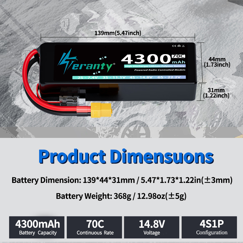 Аккумулятор LiPo TERANTY 4S 43 – обзор и цена Drone Rc Truck