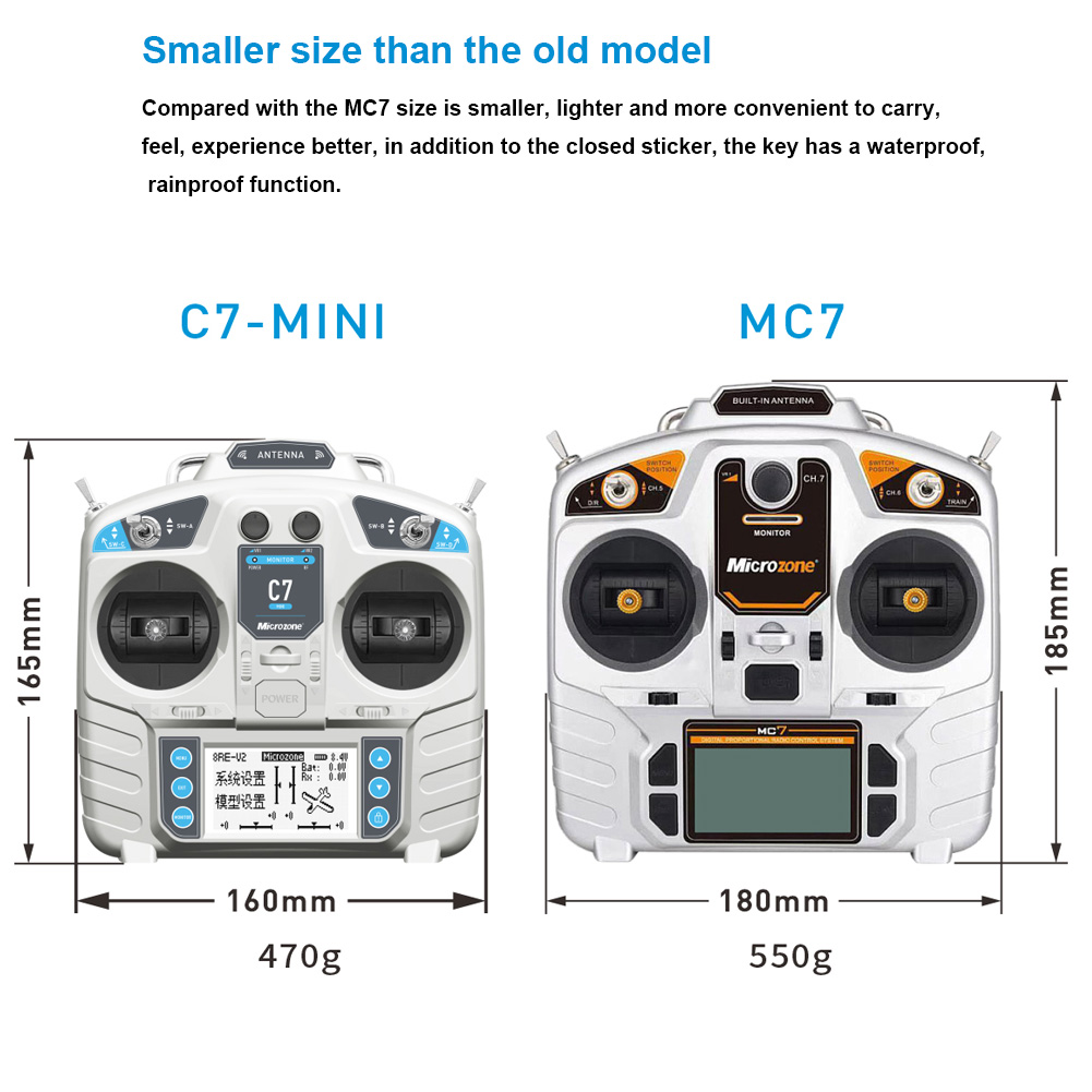 Контроллер MicroZone MC7 C7 MI – обзор и цена Drone Rc Mini