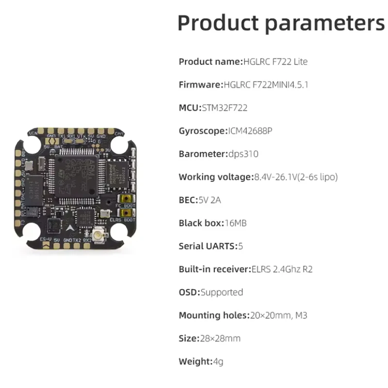 Полетный контроллер HGLRC SPEC – обзор и цена Betaflight Flight Controller