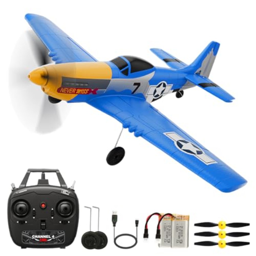 Радиоуправляемый самолет P51D  – обзор и цена Drone Top Rc