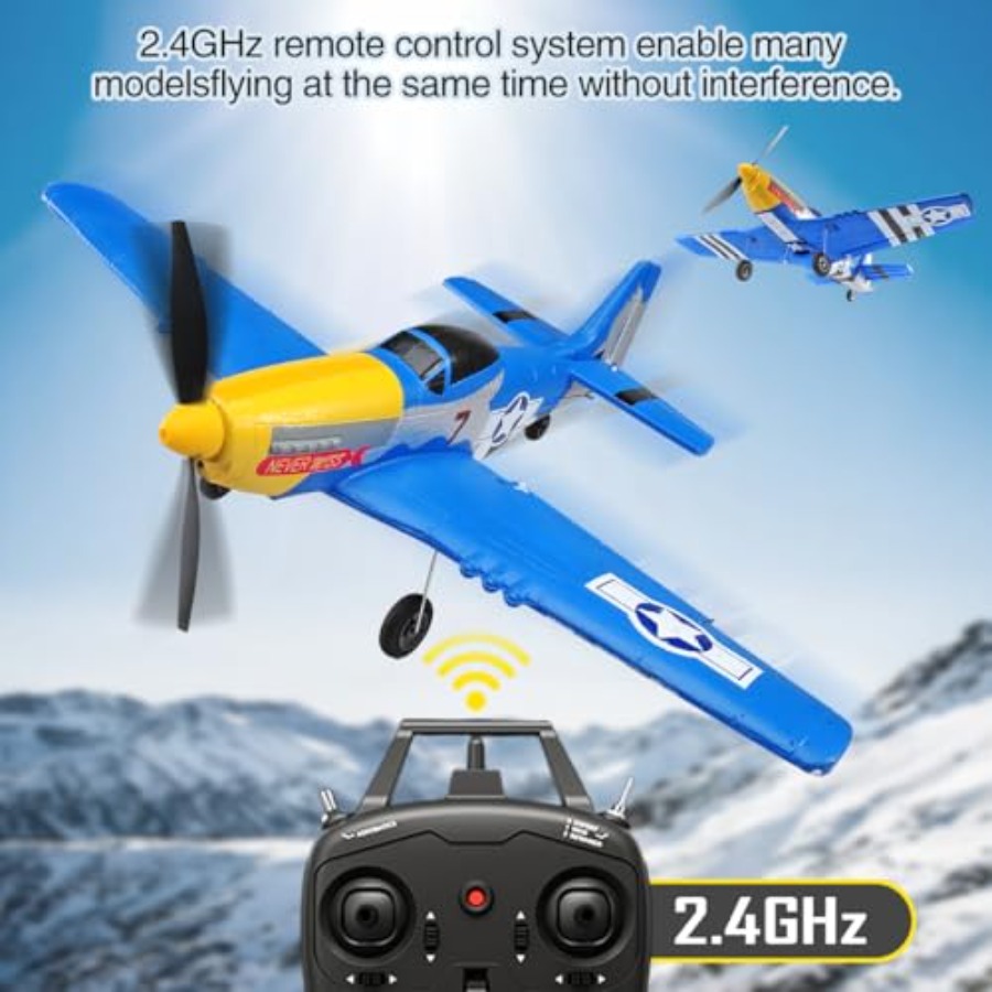 Радиоуправляемый самолет P51D  – обзор и цена Drone Top Rc