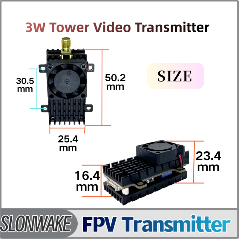 SLONWAKE 5,8G 3000 МВт Модуль  – обзор и цена Receiver Rc Drone