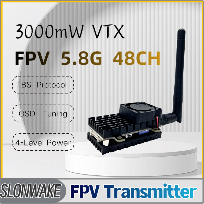 SLONWAKE 5,8G 3000 МВт Модуль  – обзор и цена Receiver Rc Drone